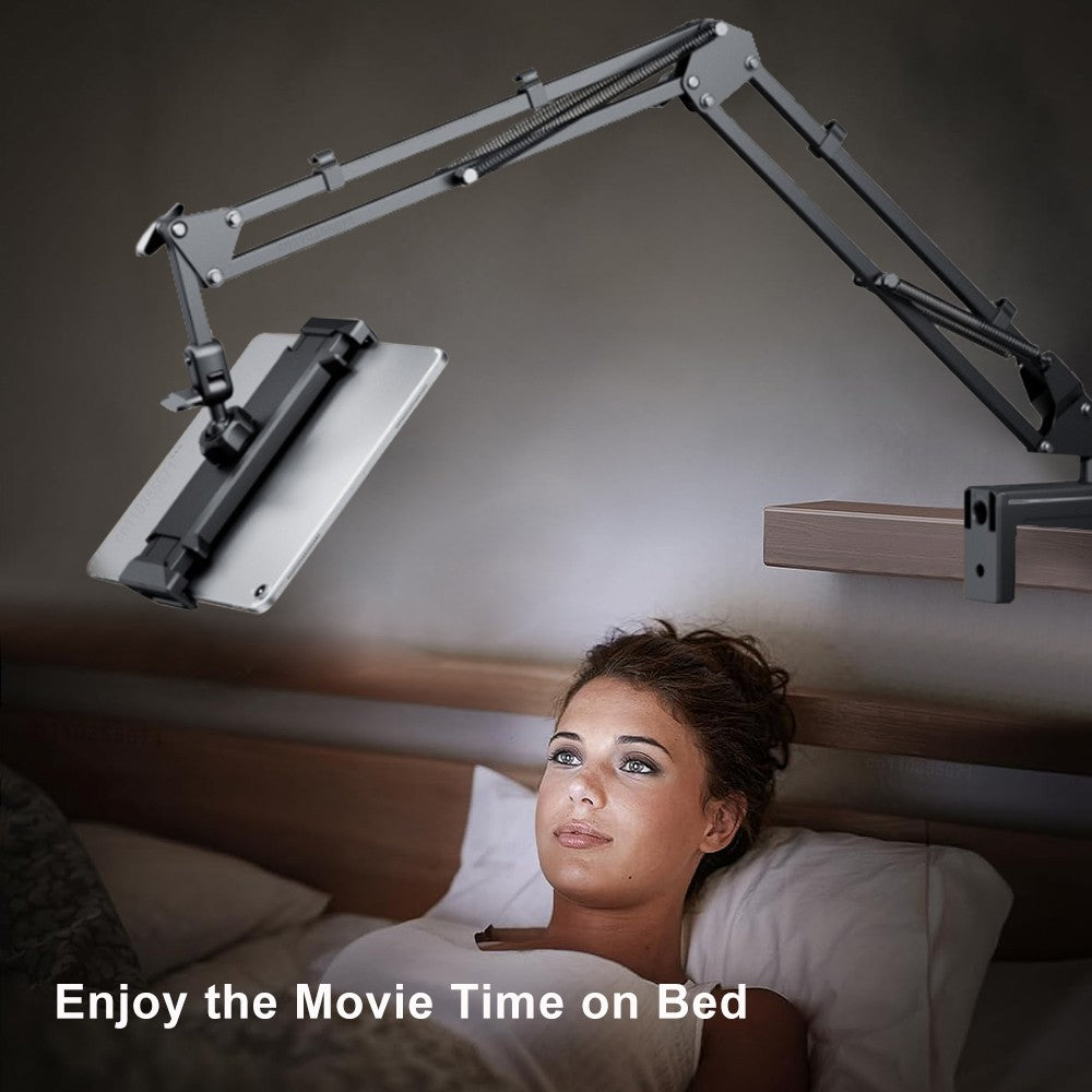 Suporte para tablet para cama, suporte giratório para telefone para 4-12.9 "ipa