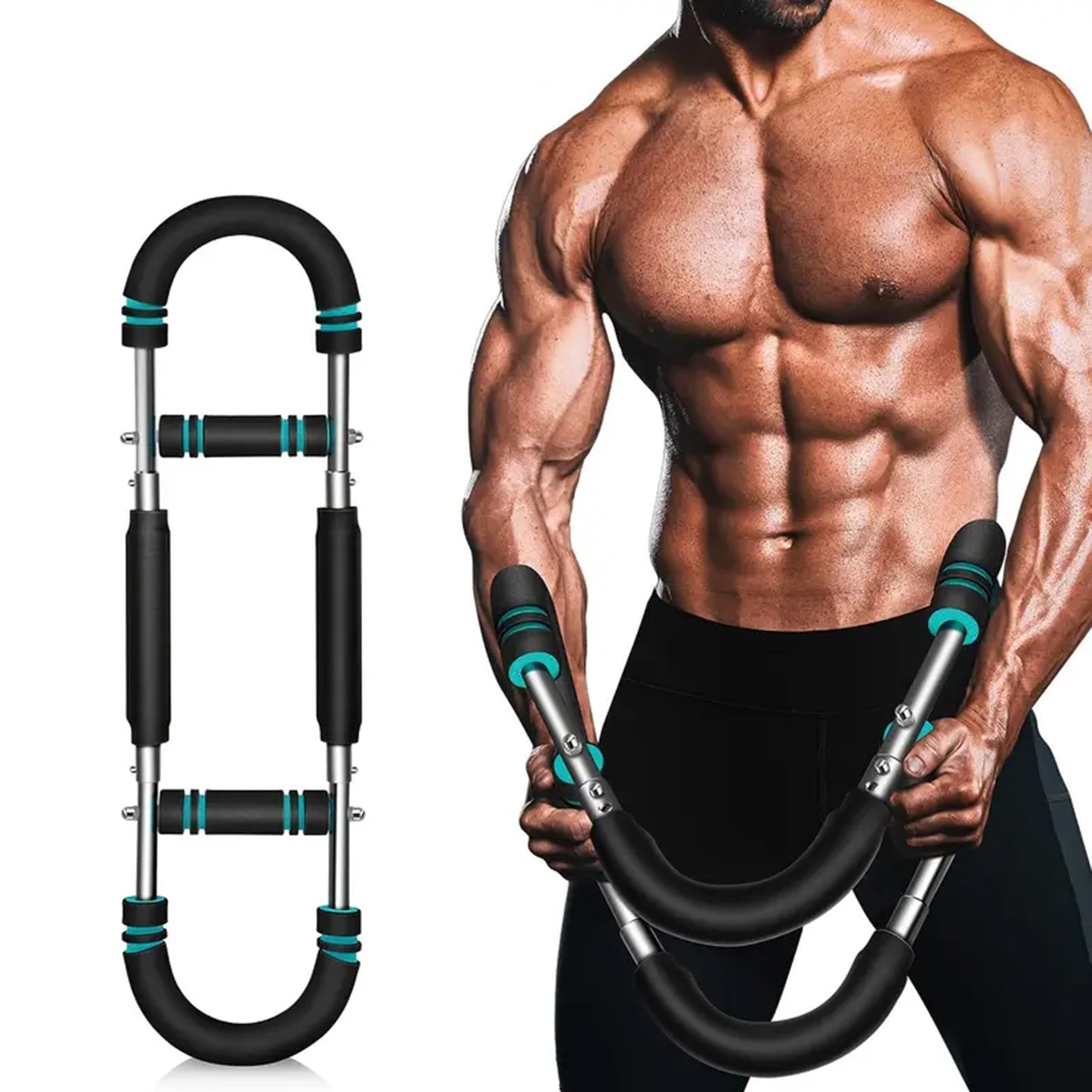U forma de mão pinça fortalezas twister braço trainer power twister barra equ