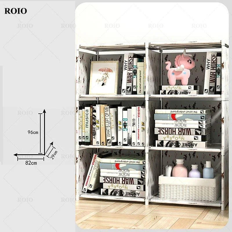 Estante de livros removível simples