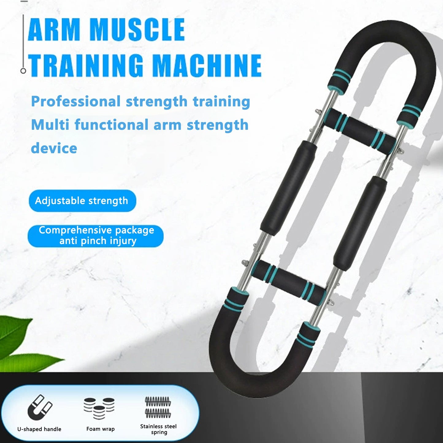 U forma de mão pinça fortalezas twister braço trainer power twister barra equ