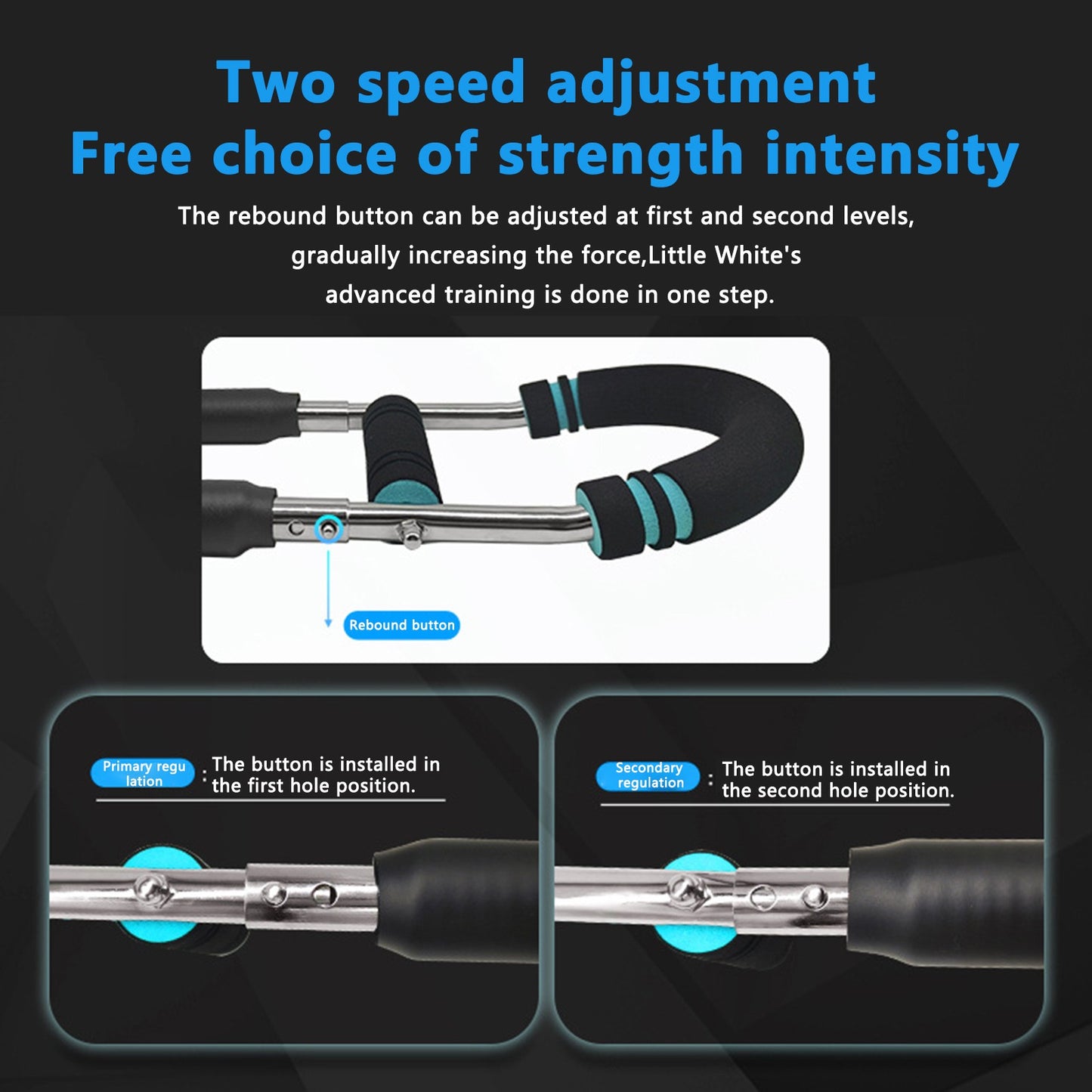 U forma de mão pinça fortalezas twister braço trainer power twister barra equ